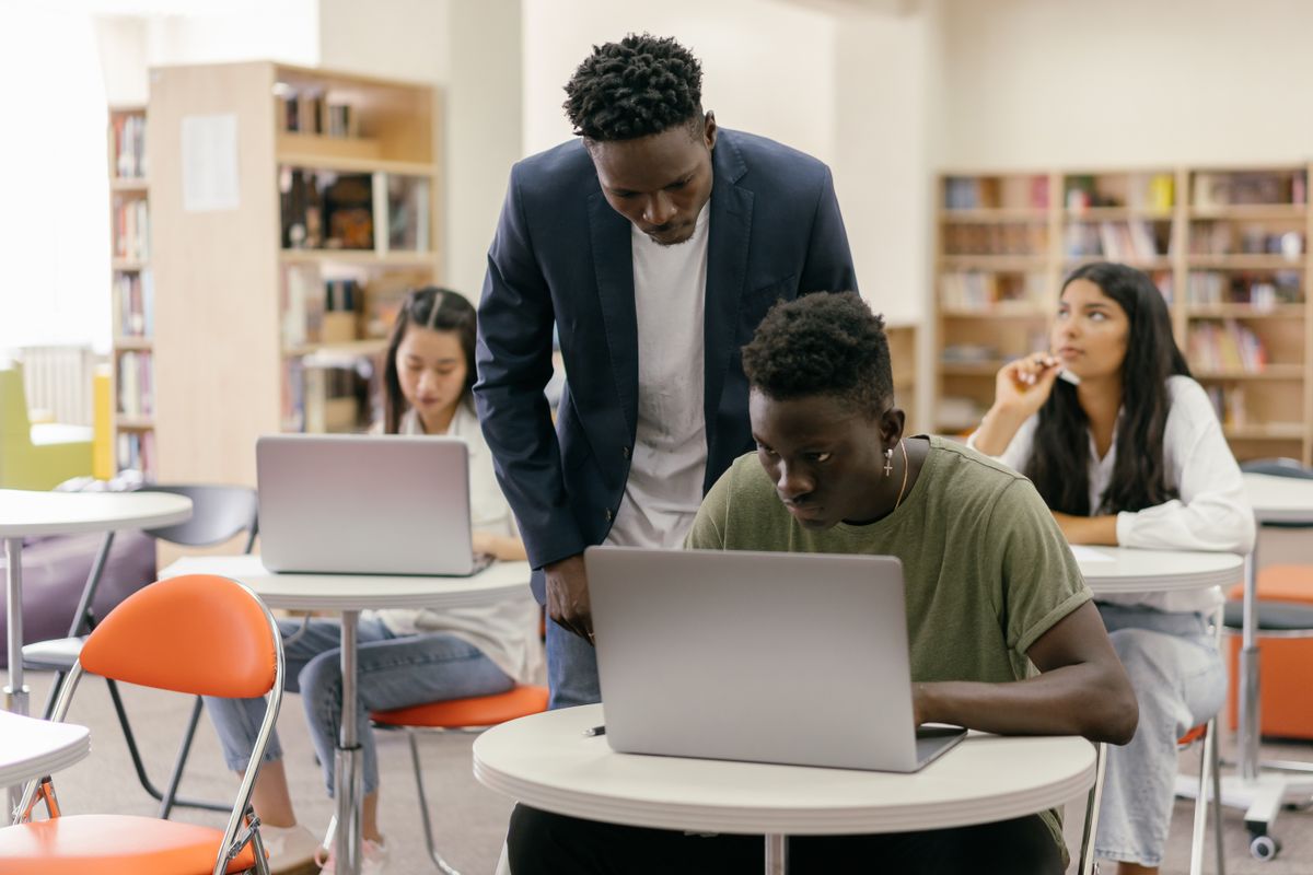Students in class learning how to get a real estate license in NC